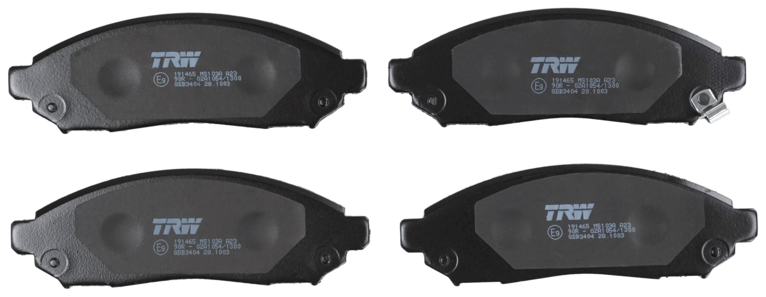 TRW DISC BRAKE PADS - TecDoc 2