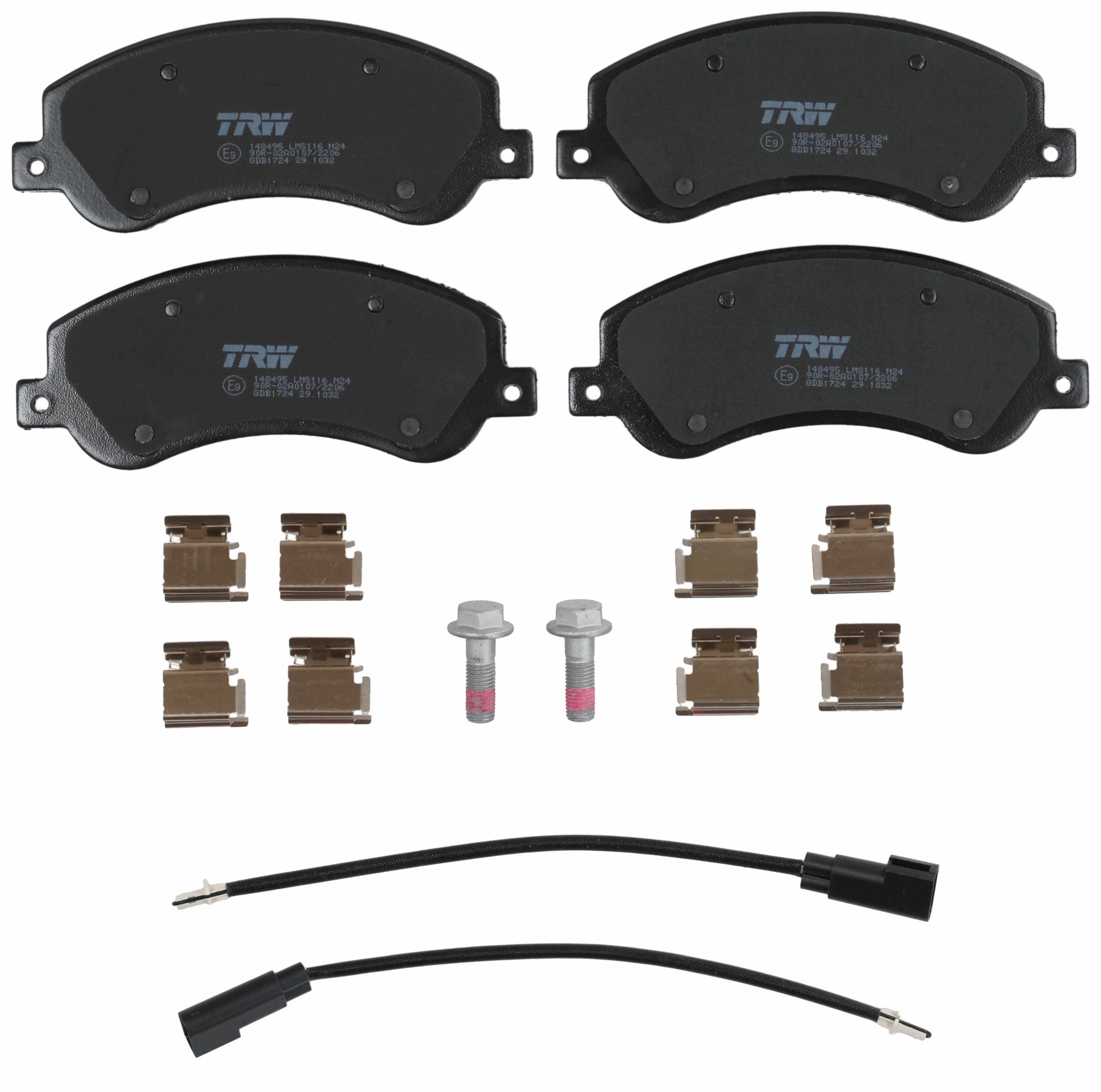 TRW DISC BRAKE PADS - TecDoc 2