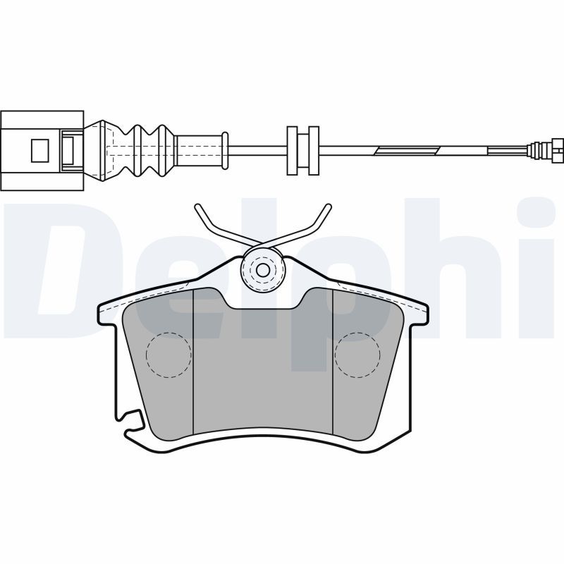 Brake Pad Set, disc brake LP1815