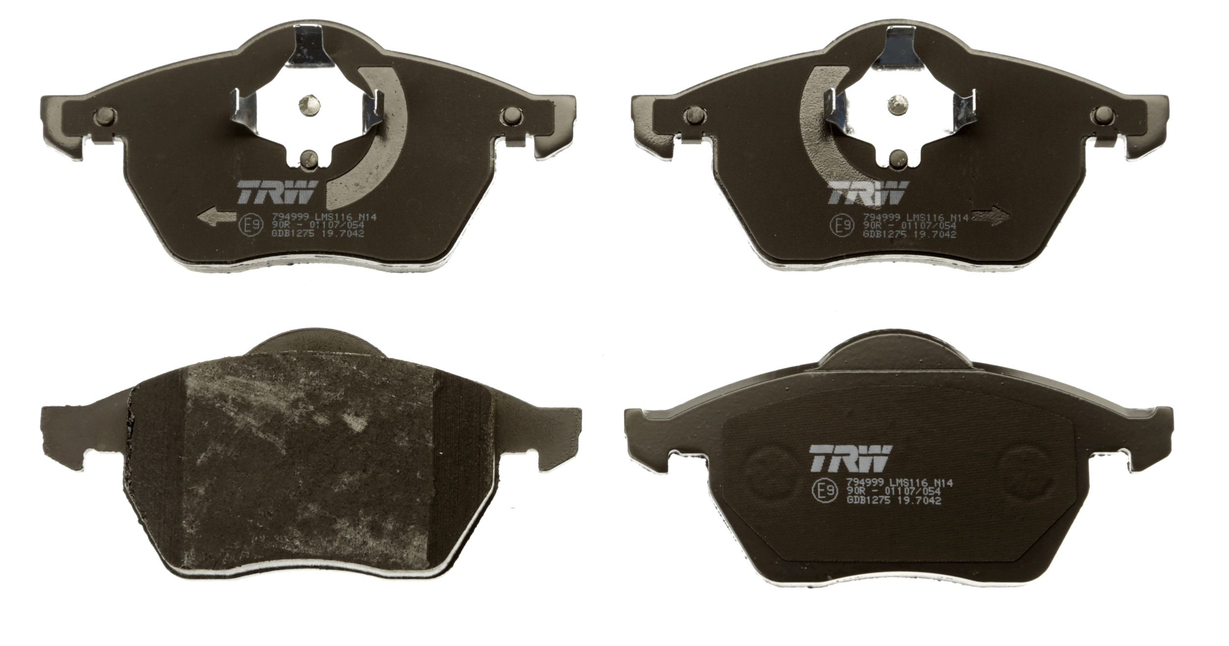 TRW DISC BRAKE PADS - TecDoc 2