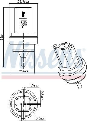 Sensor, K&uuml;hlmitteltemperatur