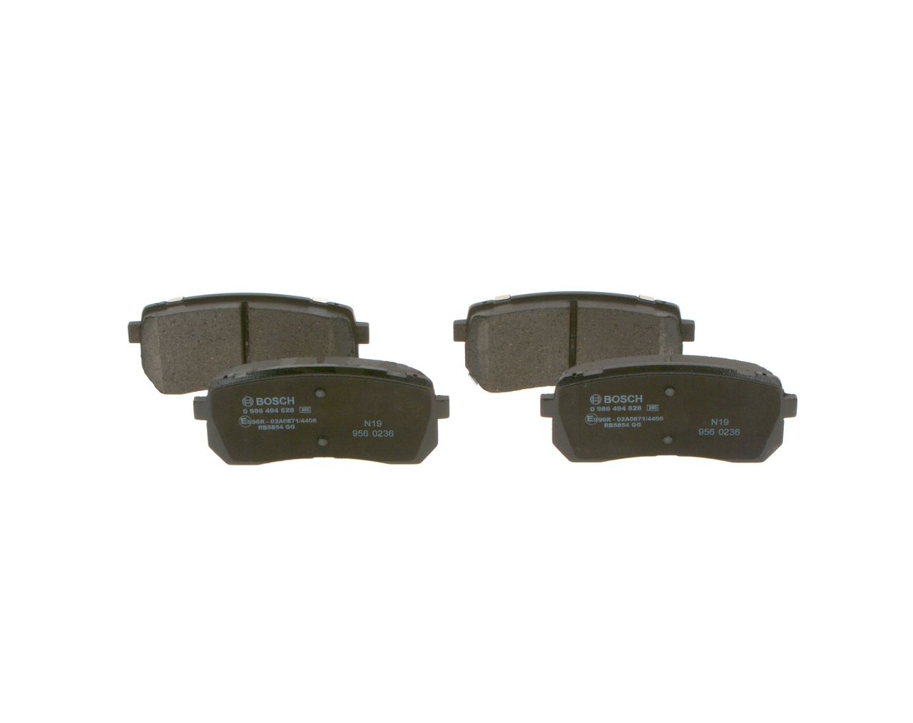 BOSCH 0 986 494 828 Brake Pad Set, disc brake
