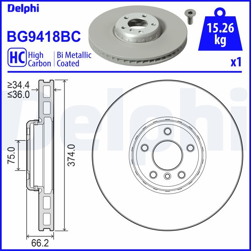 Brake Disc BG9418BC