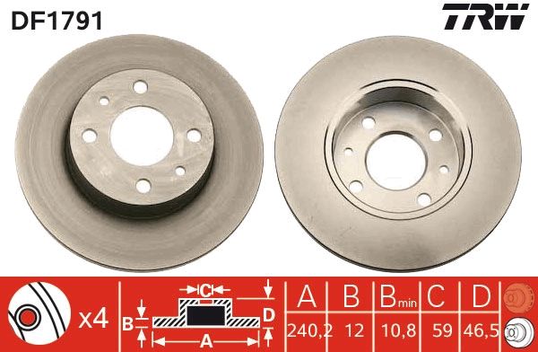 PAIRE DE DISQUES  9900