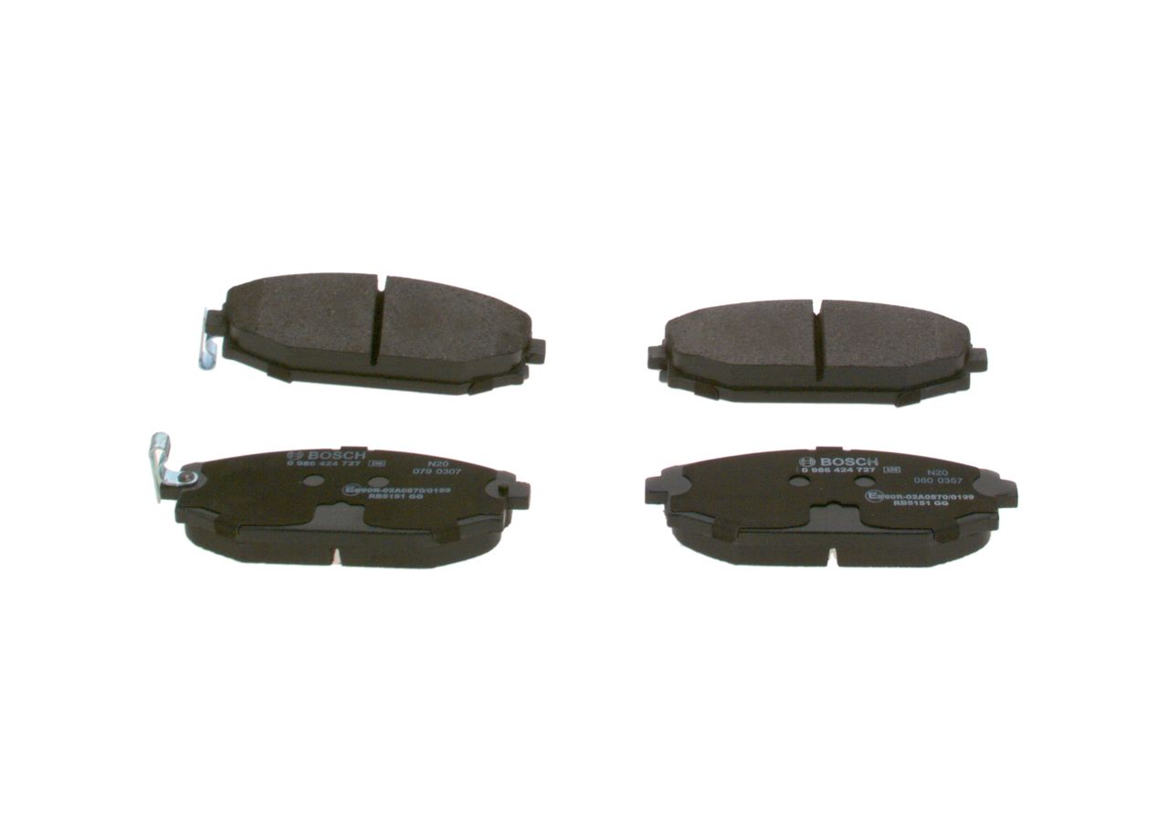 Brake Pad Set, disc brake 0 986 424 727