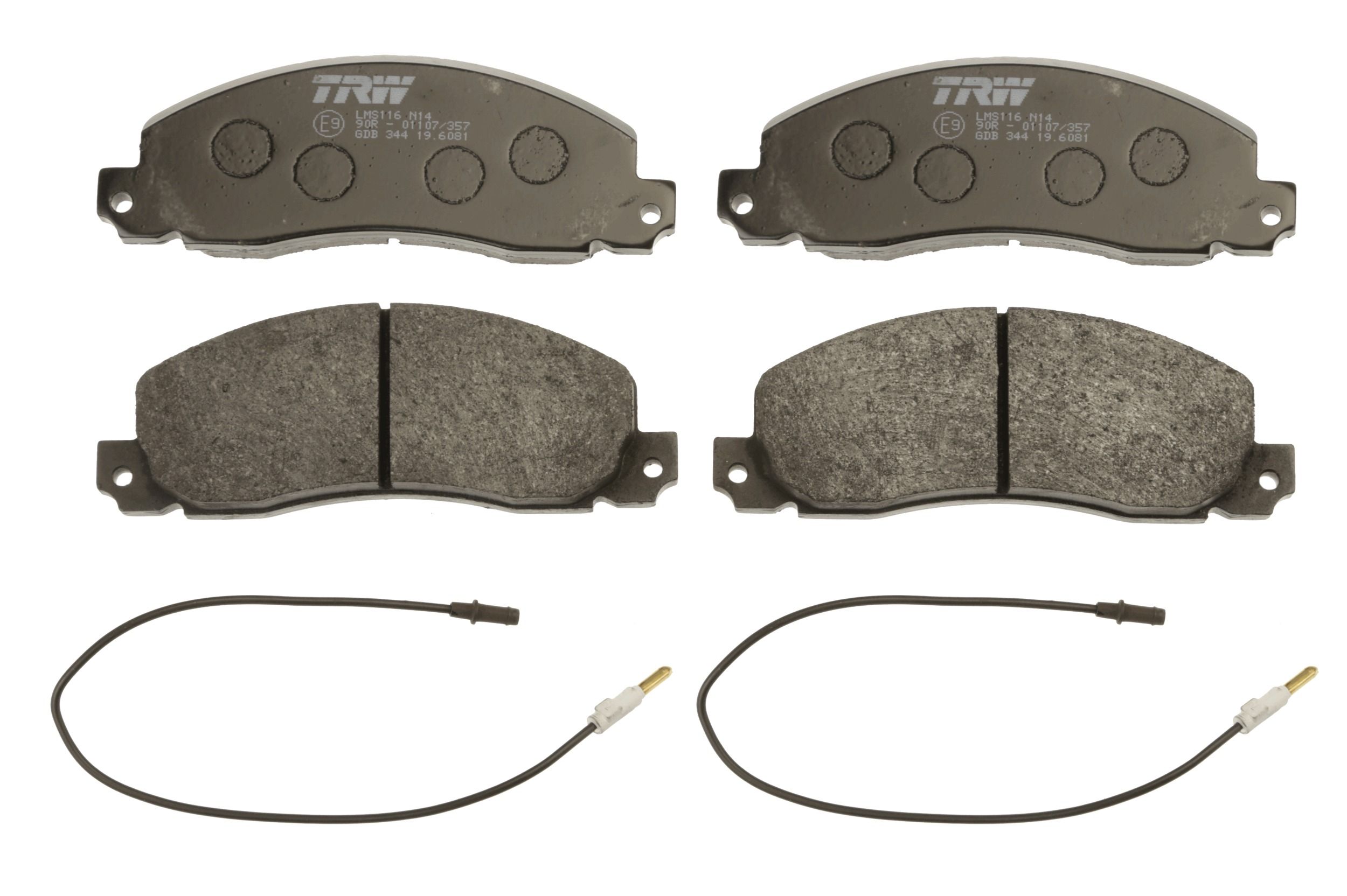 TRW DISC BRAKE PADS - TecDoc 2