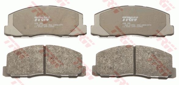 TRW DISC BRAKE PADS - TecDoc 2
