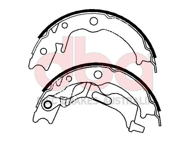Street Series Brake Shoes [Holden Parking Brake 170mm] - TecDoc Only