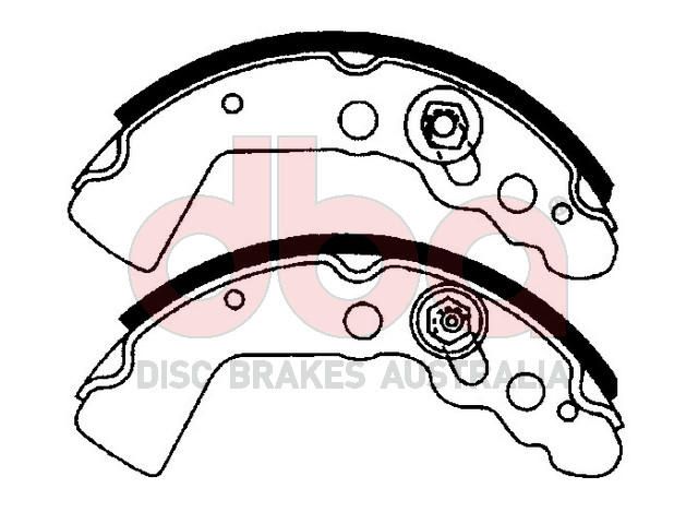 Street Series Brake Shoes [Suzuki Hatch 180mm] - TecDoc Only