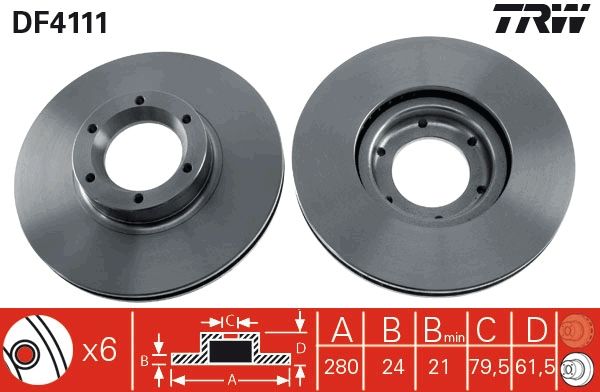 PAIRE DE DISQUES  9900