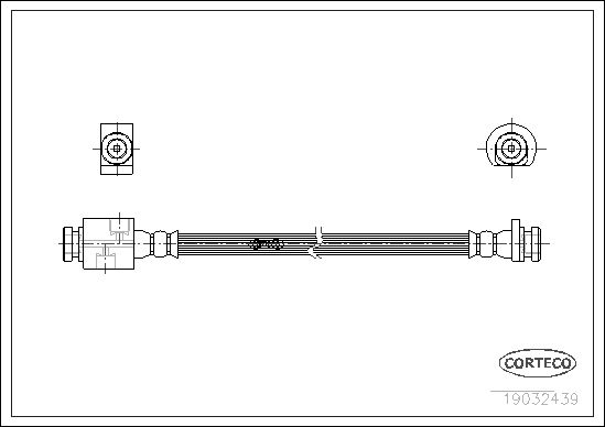 FLEXIBLE DE FREIN HONDA ACCORD I  0705