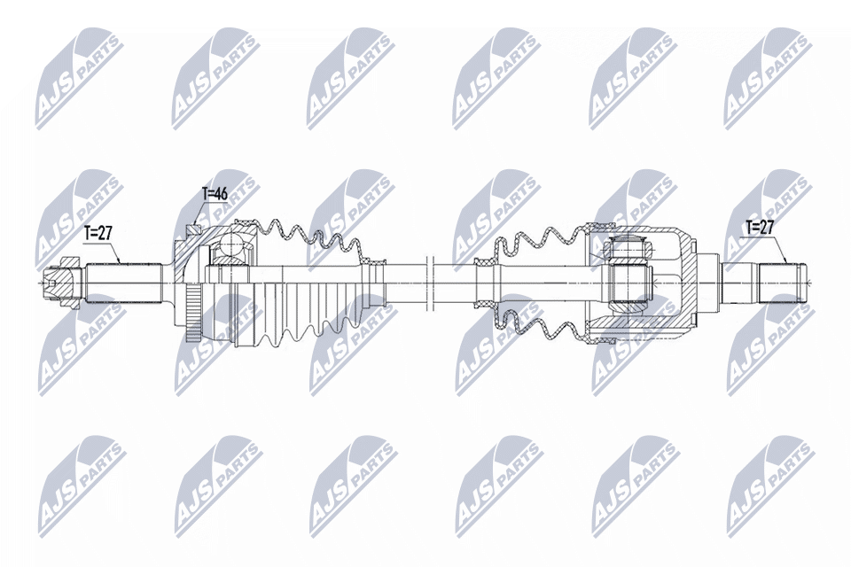 NTY NPW-KA-417 Antriebswelle