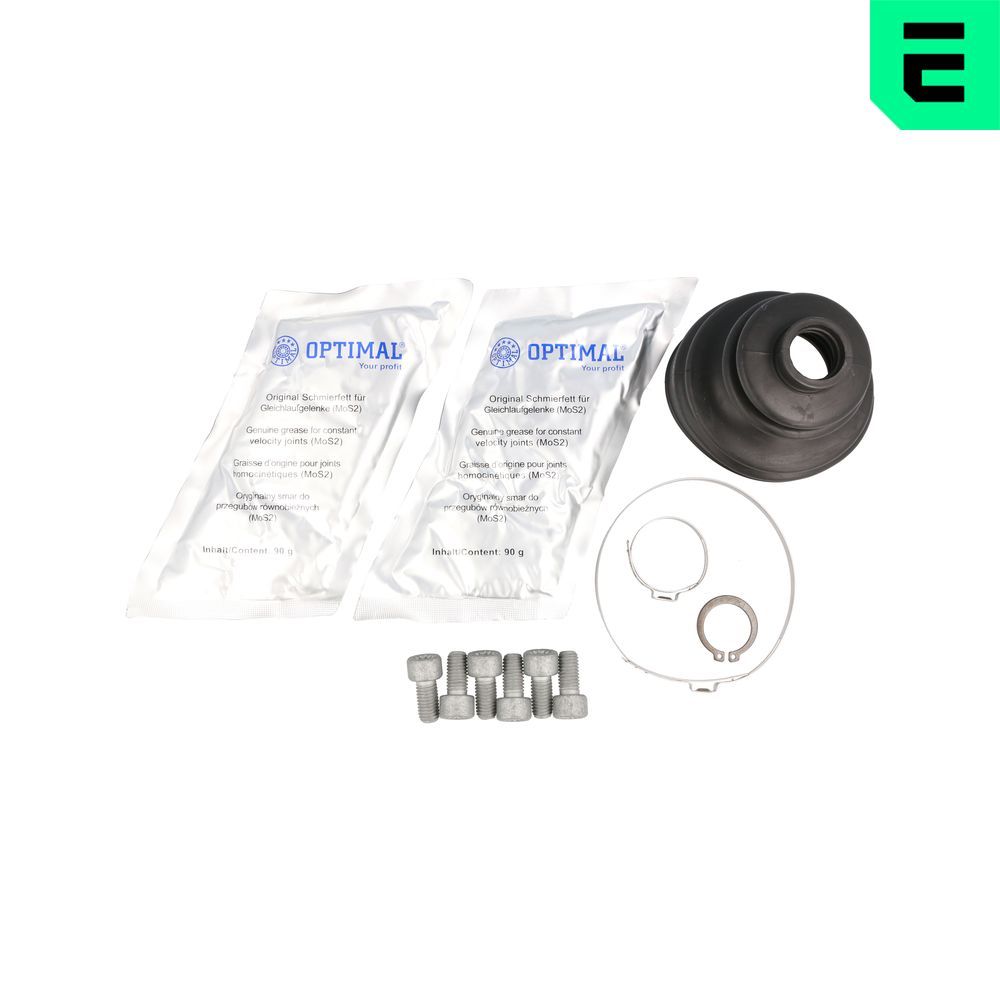 Faltenbalgsatz, Antriebswelle