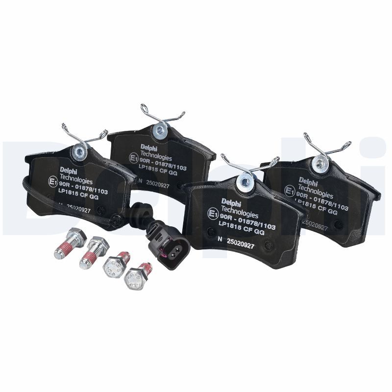 DELPHI LP1815 - Bremsbelagsatz, Scheibenbremse