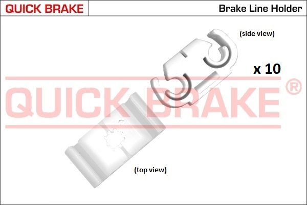 QUICK BRAKE 171-W-10 Holder, brake line