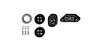 Montagesatz, Abgasanlage