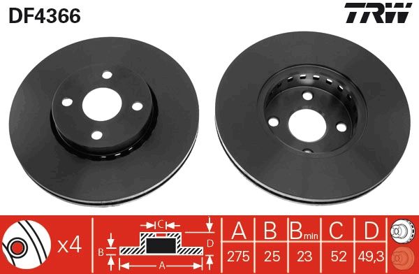 PAIRE DE DISQUES  9900