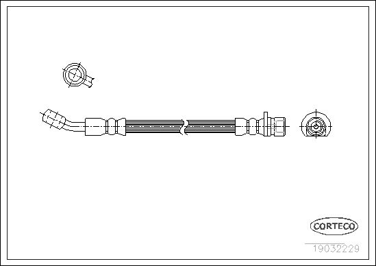 FLEXIBLE DE FREIN HONDA ACCORD V  0705