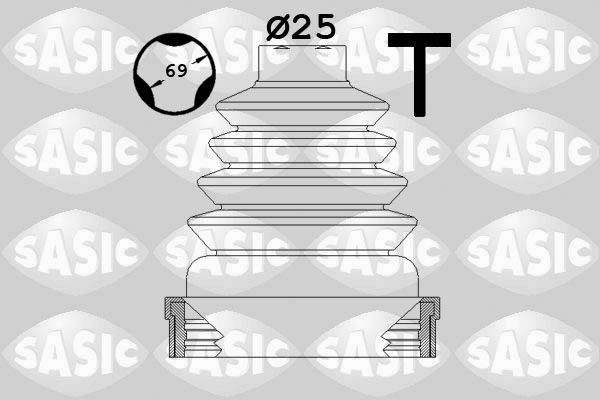 KIT SOUFFLET DE TRANSM. COTE BV