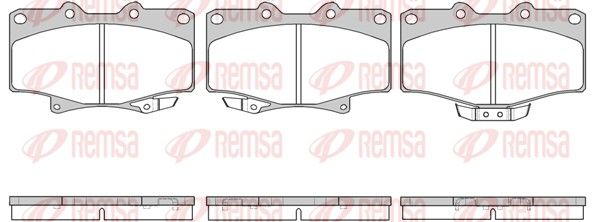 Premium Front Brake Pad Set Premium Front Brake Pad Set