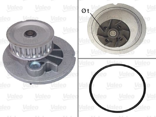 Water Pump, engine cooling 506703