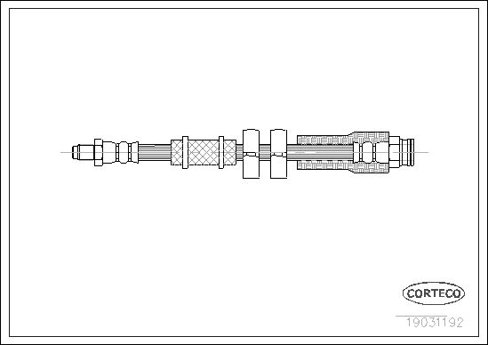 FLEXIBLE DE FREIN CITROEN-PEUGEO  0705