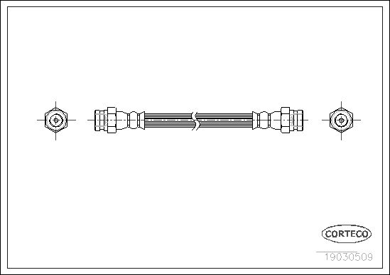 FLEXIBLE DE FREIN MAZDA 929,RX7  0705