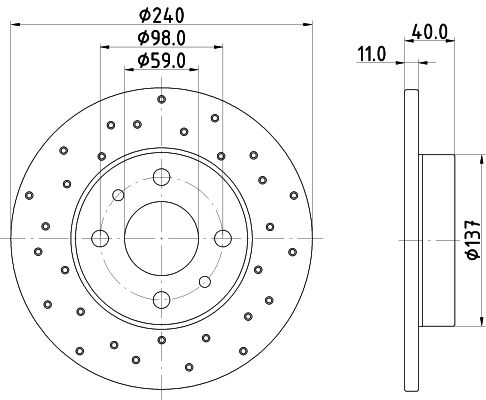 Brake Disc 8DD 355 134-891