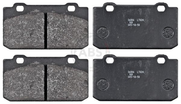 Bremsbelagsatz, Scheibenbremse