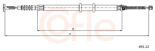 COFLE 491.12 - Seilzug, Feststellbremse