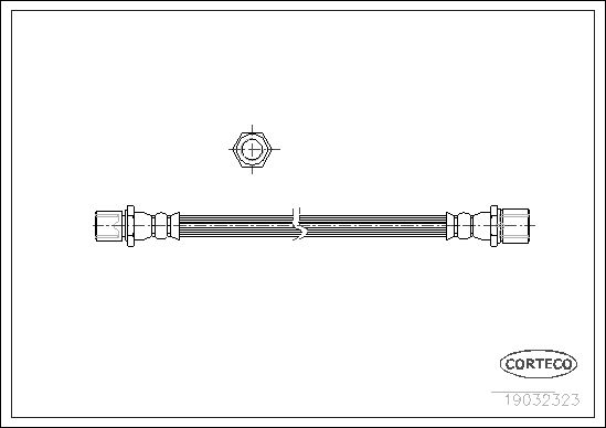 FLEXIBLE DE FREIN SUBARU JUSTI I  0705