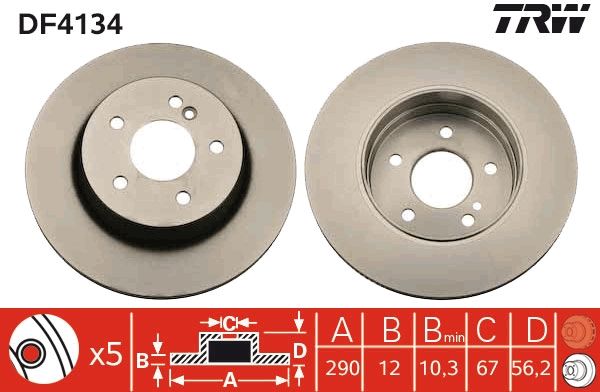 Brake Disc DF4134