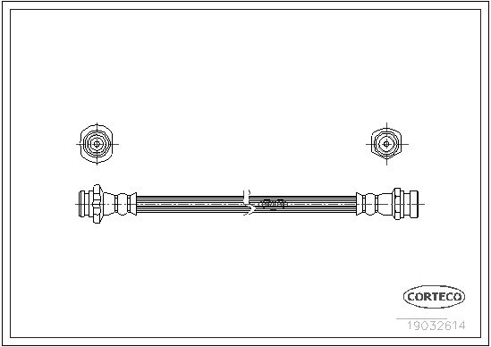 FLEXIBLE DE FREIN VAUXHALL  0705