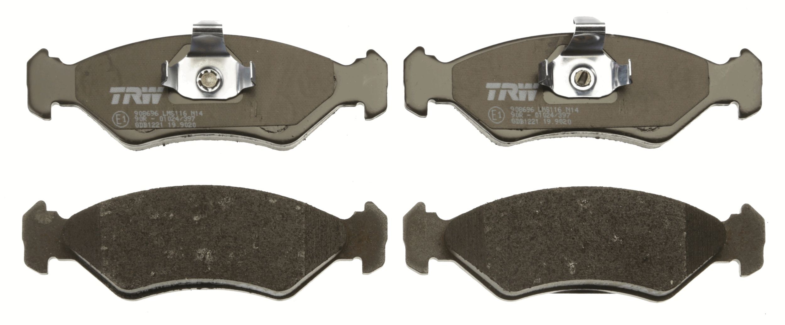 TRW DISC BRAKE PADS - TecDoc 2