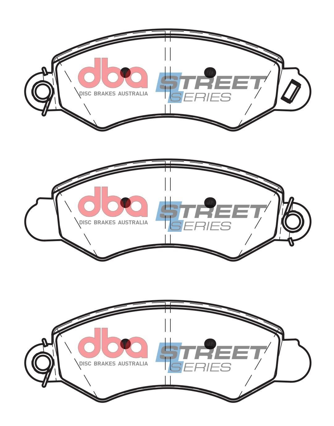 DBA SS STREET SERIES BRAKE PADS [ LDV V80 2013 - On F ] - TecDoc Only