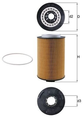 Oil Filter OX 1028D