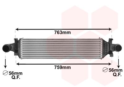 VAN WEZEL 30004659 - Ladeluftkühler