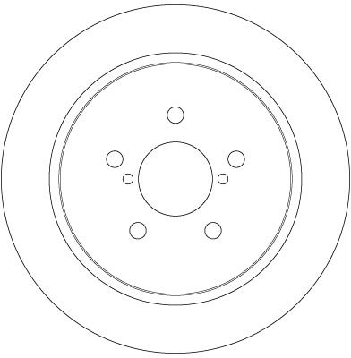 TRW BRAKE DISC - TWIN PACK - TecDoc 2