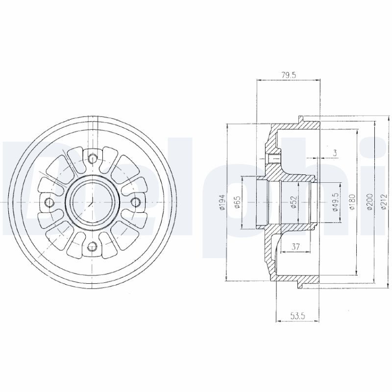 TAMBOUR DE FREIN  0702