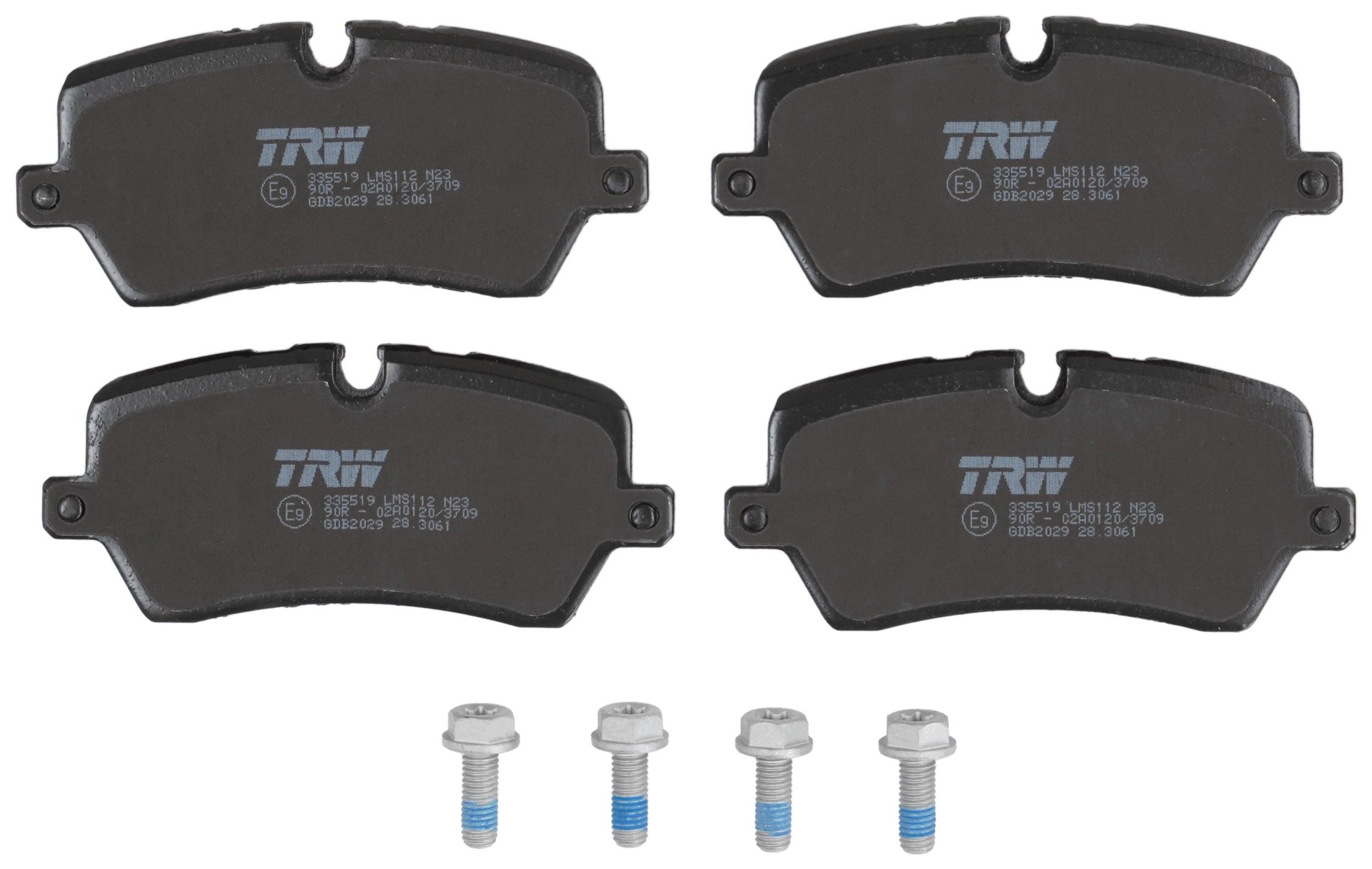 TRW DISC BRAKE PADS - TecDoc 2