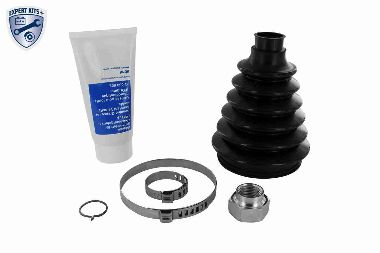 Faltenbalgsatz, Antriebswelle