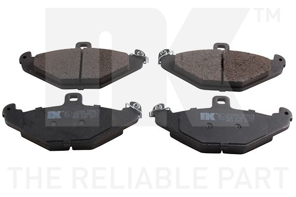 Bremsbelagsatz, Scheibenbremse