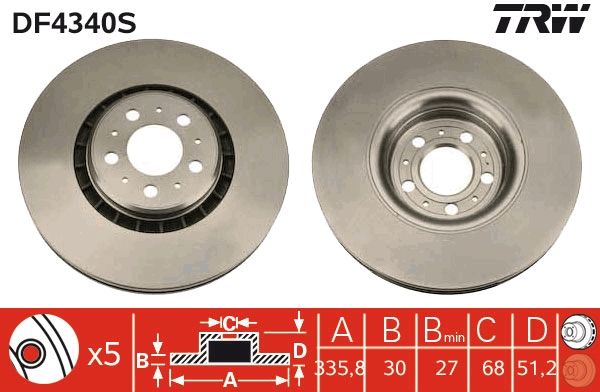 Brake Disc DF4340S