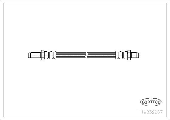 FLEXIBLE DE FREIN ROVER 400 SERI  0705