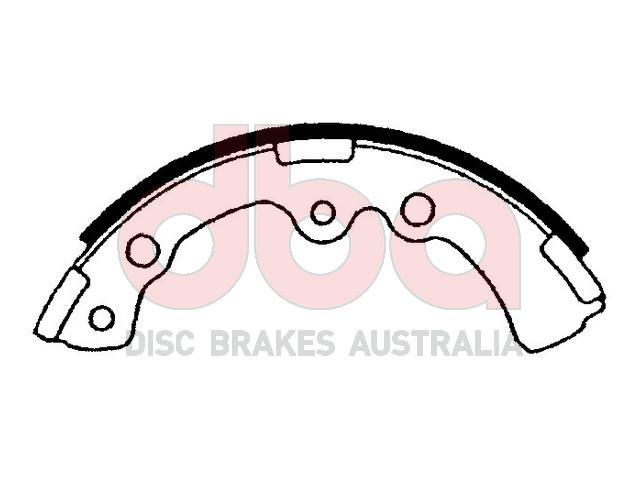 Street Series Brake Shoes [Toyota Corana/Liteace 228.6mm] - TecDoc Only