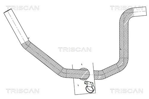 TRISCAN 8516 11006 Hydraulic Hose, steering