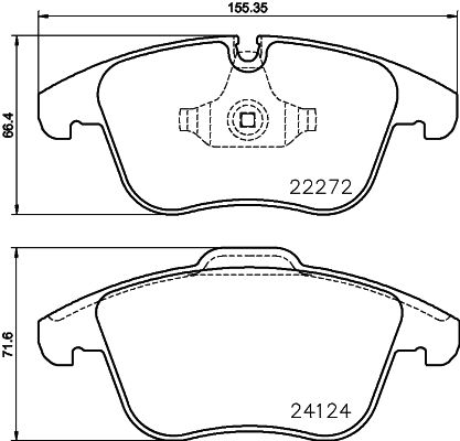 Brake Pad Set, disc brake P 36 030