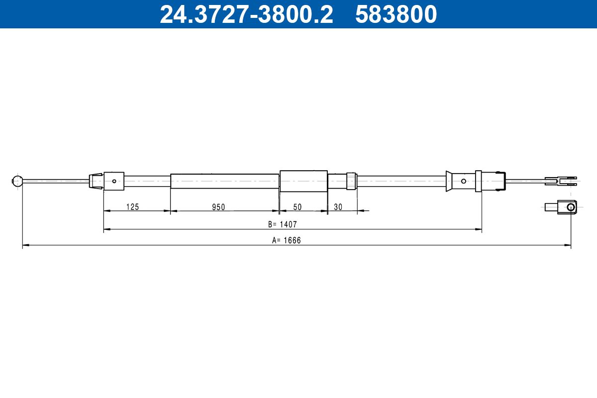 Ate 24.3727-3800.2 Seilzug, Feststellbremse