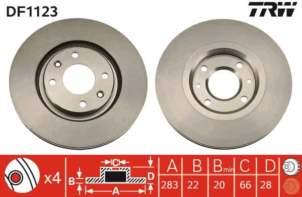 Brake Disc DF1123