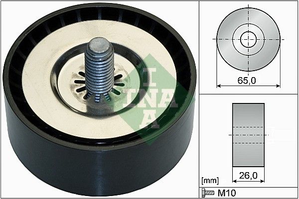 Umlenk-/F&uuml;hrungsrolle, Keilrippenriemen
